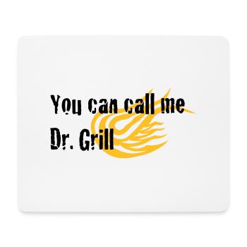 dr. grill - Mousepad (Querformat) - Weiß - Vorne