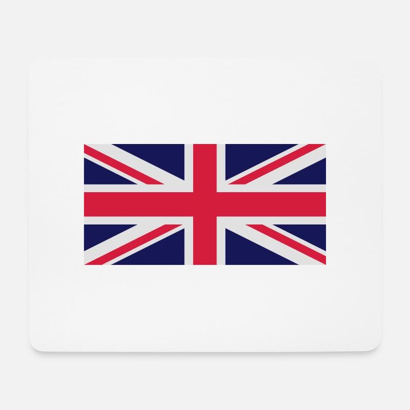 UNION JACK 2 - Mousepad (Querformat) - Weiß