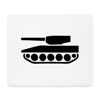 Leopard - Mousepad (Querformat) - Weiß - Vorne