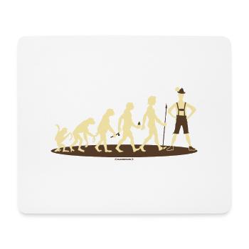 Evolution Bayer - RAHMENLOS Geschenk - Mousepad (Querformat) - Weiß - Vorne