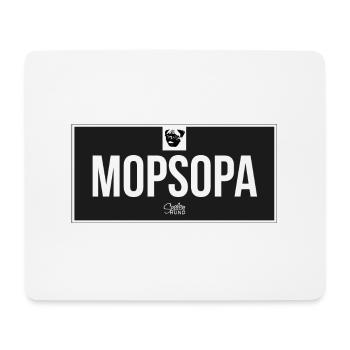 Mopsopa - Mousepad (Querformat) - Weiß - Vorne