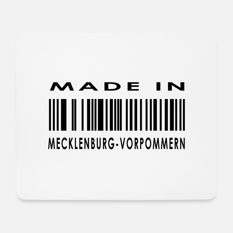 Made in Mecklenburg-Vorpommern - Mouse Pad (horizontal) - white