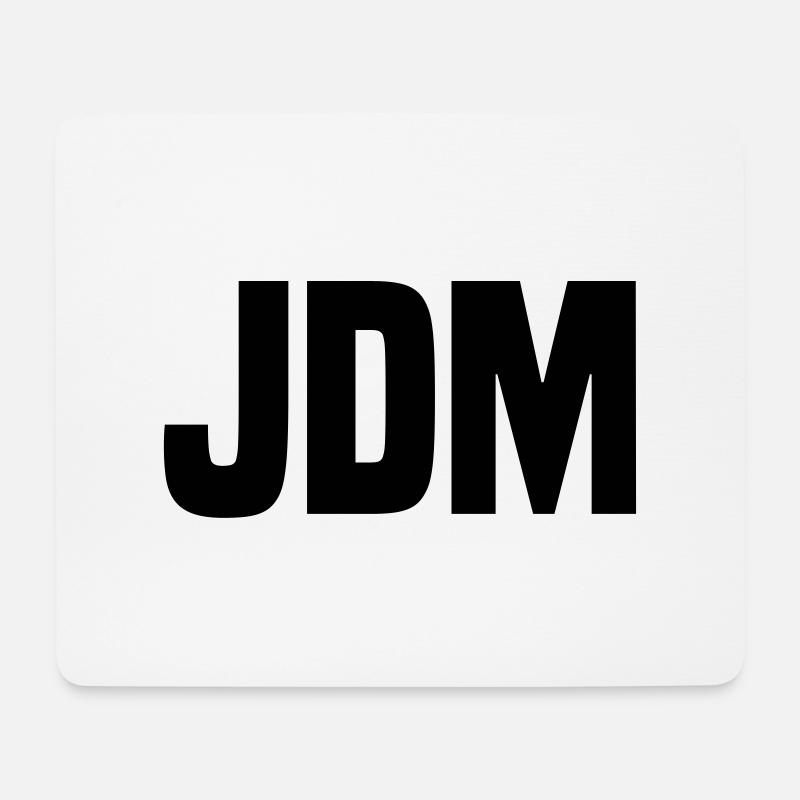 JDM - Mousepad (Querformat) - Weiß