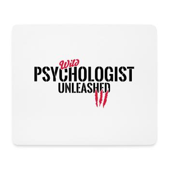 Psychologue sauvage déchaîné - Tapis de souris (format paysage) - blanc - Devant