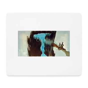 I Ching (Kun - La détresse) - Tapis de souris (format paysage) - blanc - Devant