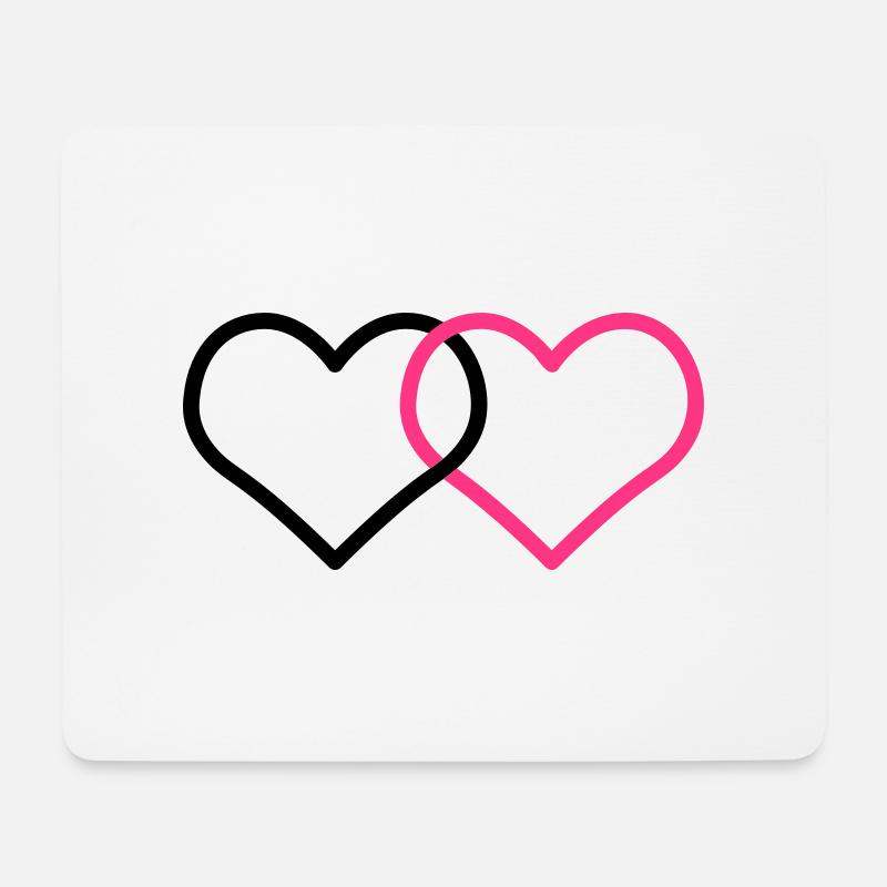 Ehe Allianzen Herz Corazone Alianzas Herz Ehe - Mousepad (Querformat) - Weiß