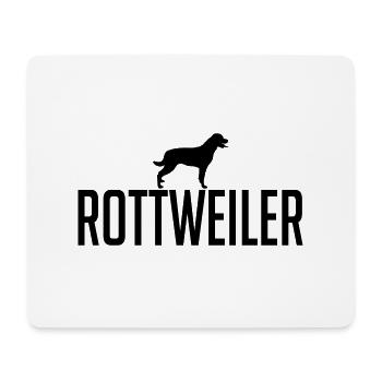 ROTTWEILER Race chien chien Wilsigns - Tapis de souris (format paysage) - blanc - Devant