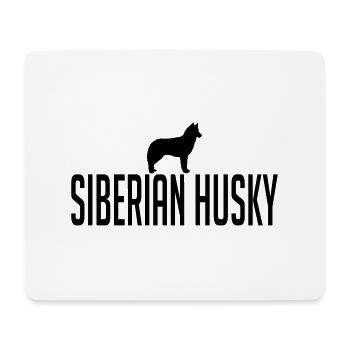 SIBERIAN HUSKY chien chien chien Wilsigns - Tapis de souris (format paysage) - blanc - Devant