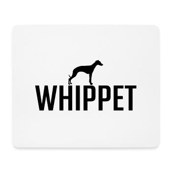 WHIPPET Hunderasse Hunde Windhund Wilsigns - Mousepad (Querformat) - Weiß - Vorne
