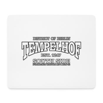 Berlin Tempelhof blanc - Tapis de souris (format paysage) - blanc - Devant