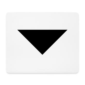 arrow sans down - Mouse Pad (horizontal) - white - Front