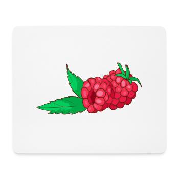 raspberries - Mouse Pad (horizontal) - white - Front