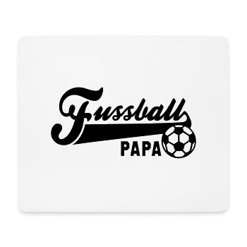 Football PAPA - Tapis de souris (format paysage) - blanc - Devant