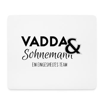 Father and son a team gift idea - Mouse Pad (horizontal) - white - Front