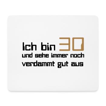 30 - Tapis de souris (format paysage) - blanc - Devant