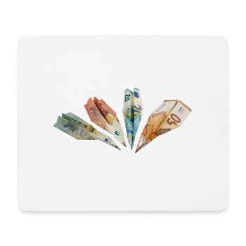 Geldscheine - Mousepad (Querformat) - Weiß - Vorne