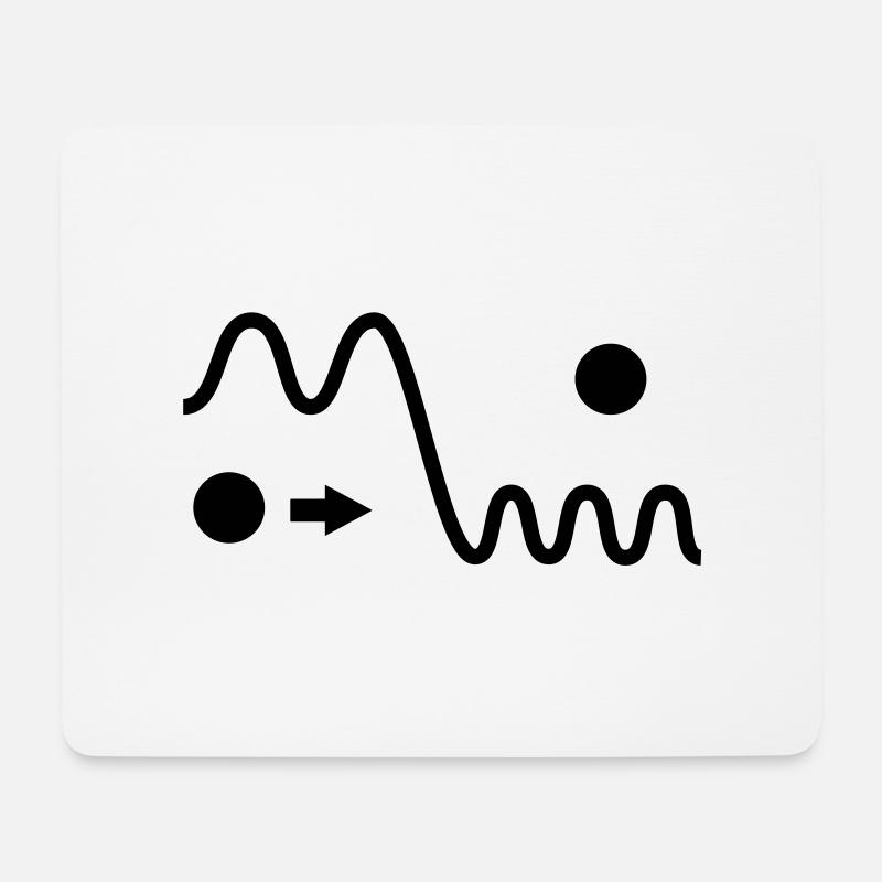 Doppler - Mousepad (Querformat) - Weiß