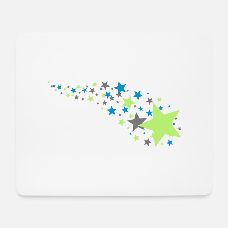 150_sterne - Mouse Pad (horizontal) - white