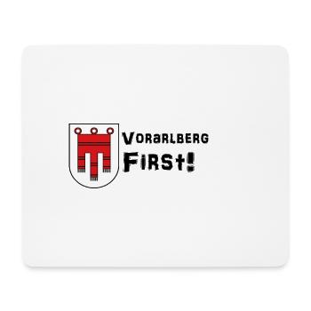 Vorarlberg First - Mousepad (Querformat) - Weiß - Vorne
