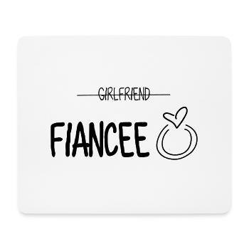 girlfriend Fiancee 1 - Mouse Pad (horizontal) - white - Front
