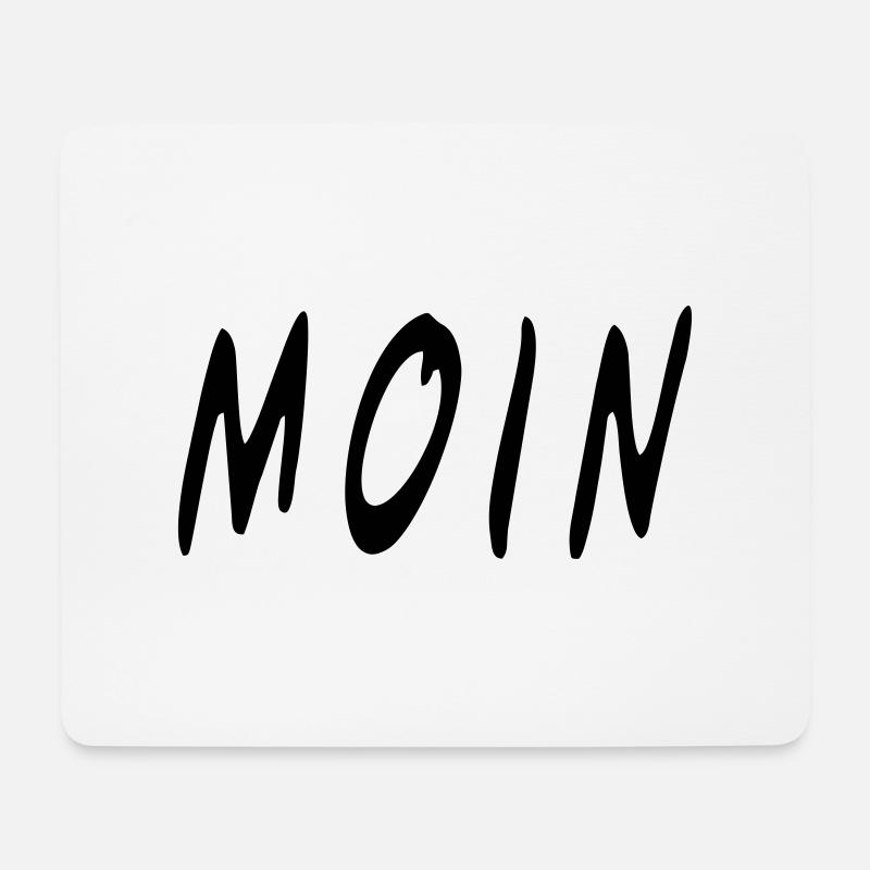 MOIN - Mousepad (Querformat) - Weiß