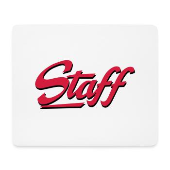 staff - Mousepad (Querformat) - Weiß - Vorne