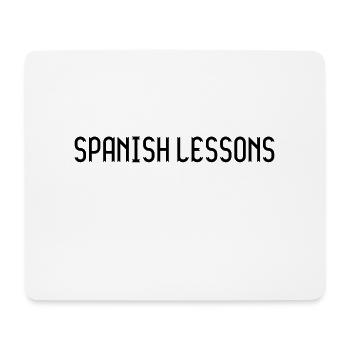 I dont take spanish lesson Reggaeton Latin Music - Mousepad (Querformat) - Weiß - Vorne