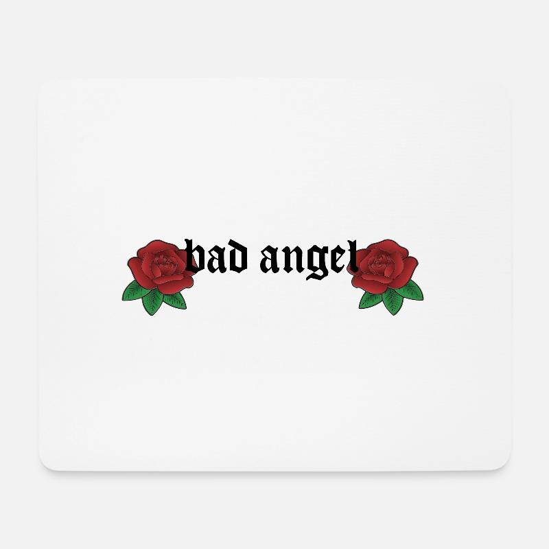 Rose - Mousepad (Querformat) - Weiß