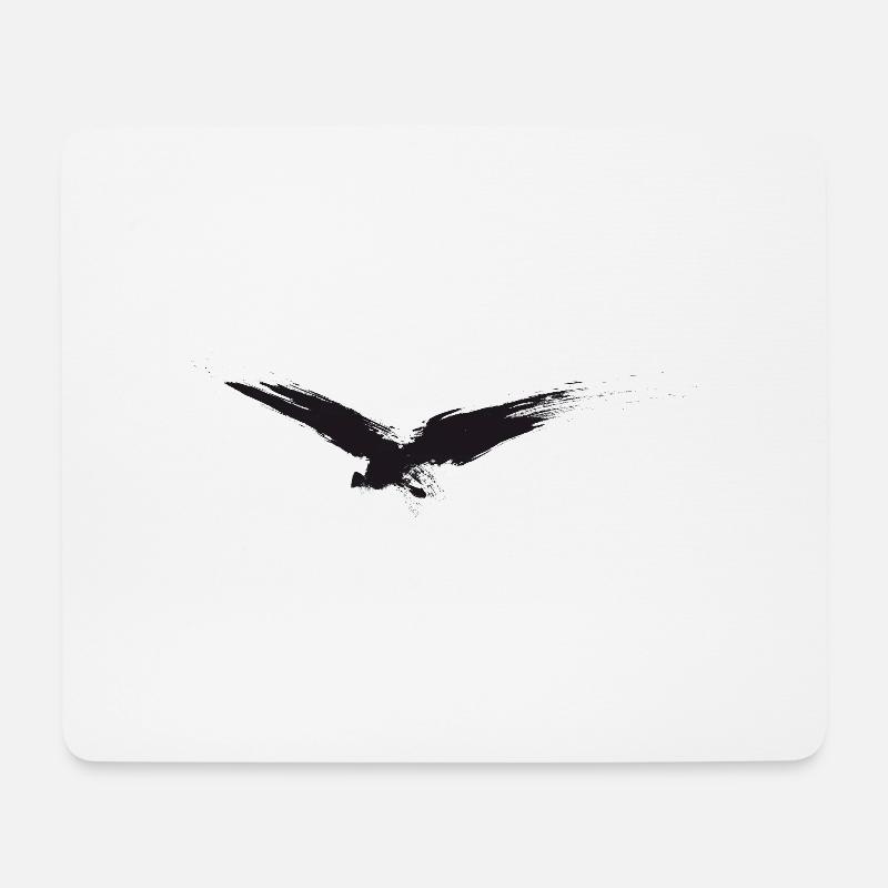 bird - Mousepad (Querformat) - Weiß