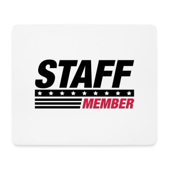 staff - Mousepad (Querformat) - Weiß - Vorne