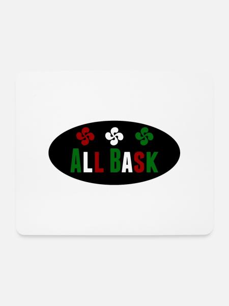 Alle Basken - Mousepad (Querformat) - Weiß