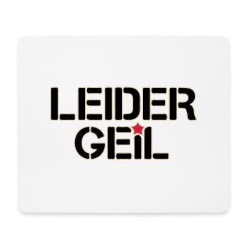 leidergeil - Tapis de souris (format paysage) - blanc - Devant