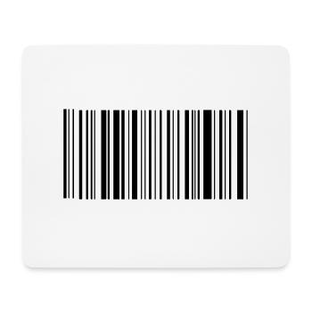 Bar code - Mouse Pad (horizontal) - white - Front
