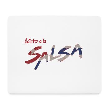 Adicto a la salsa Cuba - Tapis de souris (format paysage) - blanc - Devant