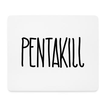 Pentakill - Tapis de souris (format paysage) - blanc - Devant