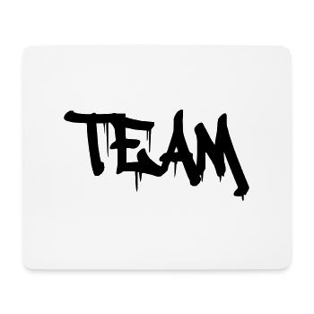 team - Tapis de souris (format paysage) - blanc - Devant