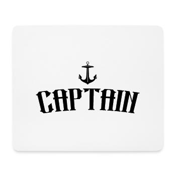 capitaine - Tapis de souris (format paysage) - blanc - Devant