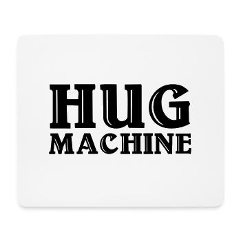 Hug Machine - Tapis de souris (format paysage) - blanc - Devant