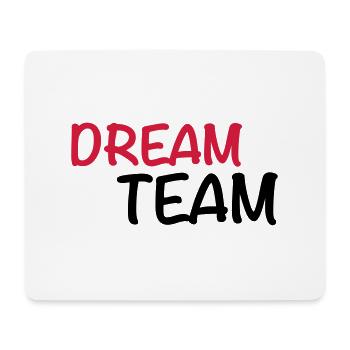 Dream Team - Tapis de souris (format paysage) - blanc - Devant