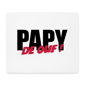 Papy de ouf ! - Tapis de souris (format paysage) - blanc - Devant