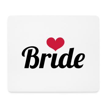 Bride - Wedding - Mousepad (Querformat) - Weiß - Vorne