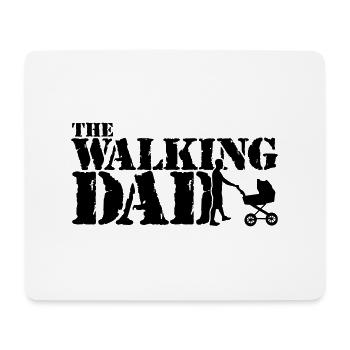 WALKING DAD - Mousepad (Querformat) - Weiß - Vorne