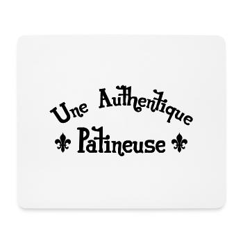 Patinage / Patineur / Patinoire / Sport / Glace - Tapis de souris (format paysage) - blanc - Devant