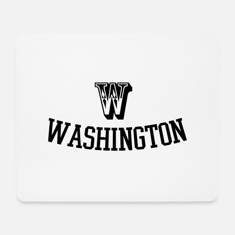 washington - Mousepad (Querformat) - Weiß