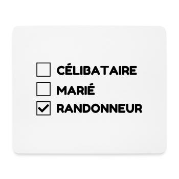 Hiking - Wandern - Randonnée - Sport - Mouse Pad (horizontal) - white - Front