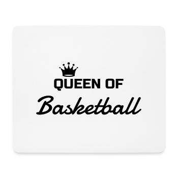 Basketball - Basket ball - Basket-ball - Baskette - Mousepad (Querformat) - Weiß - Vorne