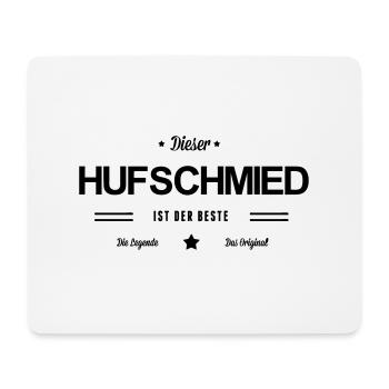Bester Hufschmied - Mousepad (Querformat) - Weiß - Vorne