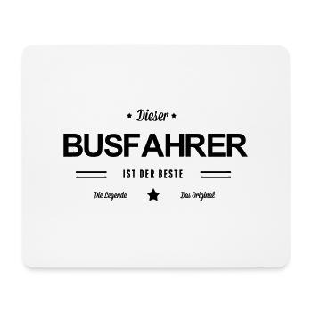 Bester Busfahrer - Mousepad (Querformat) - Weiß - Vorne