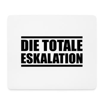 die totale eskalation design - Mousepad (Querformat) - Weiß - Vorne