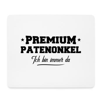 patenonkel premium - Mousepad (Querformat) - Weiß - Vorne